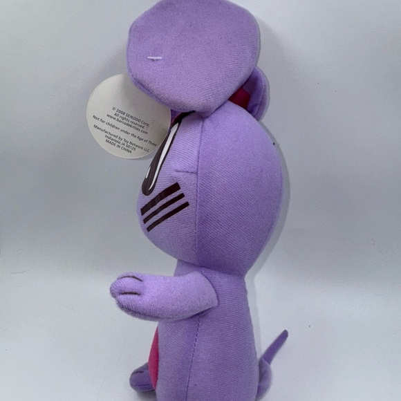 Barcode Kitties New Stuffed Plush Doll Toy Figure Purple Mouse Mice Cat Kitty - Picture 3 of 7
